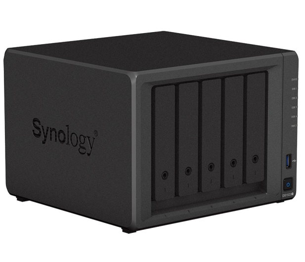 SYNOLOGY Serwer NAS DS1522+ 5x0HDD AMD Ryzen R1600 2,6Ghz 8GB 4x1GbE RJ45 3Y - 1054090 - zdjęcie 3